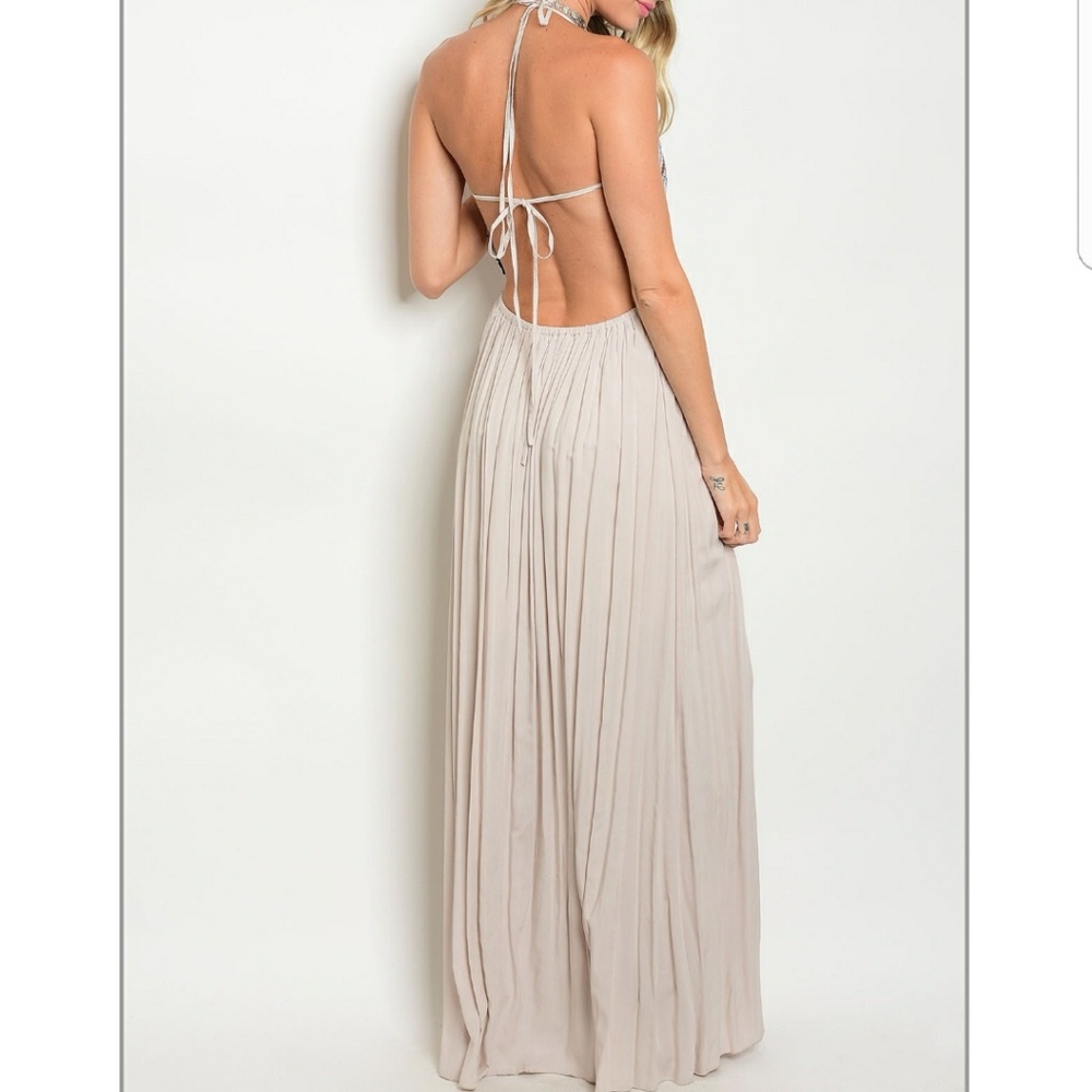 💦LIGHT GRAY DRESS - Picture 4 of 6